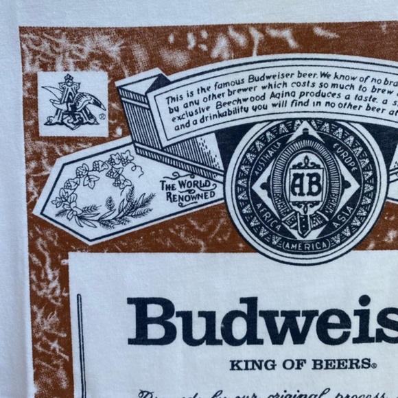 Budweiser Beer Ad 90’s Graphic Tee - Picture 9 of 9